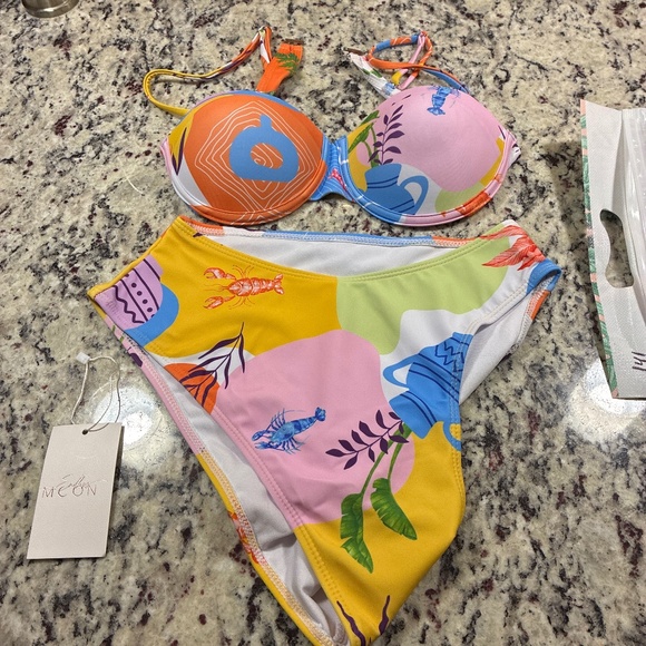Endless Moon NWT 2 piece swimsuit bikini - Picture 1 of 4